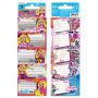 Naklejki na zeszyty Starpak Barbie Power, 6szt - 2